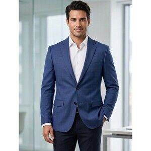 Ted Baker Endurance JAY CT Men 38R Blazer Wool Dual Vent Stitched Lapel Jacket